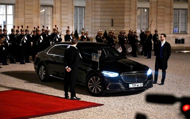 ҚАСЫМ-ЖОМАРТ ТОҚАЕВ ФРАНЦИЯ ПРЕЗИДЕНТІНІҢ АТЫНАН ҰЙЫМДАСТЫРЫЛҒАН МЕМЛЕКЕТТІК ҚАБЫЛДАУҒА ҚАТЫСТЫ