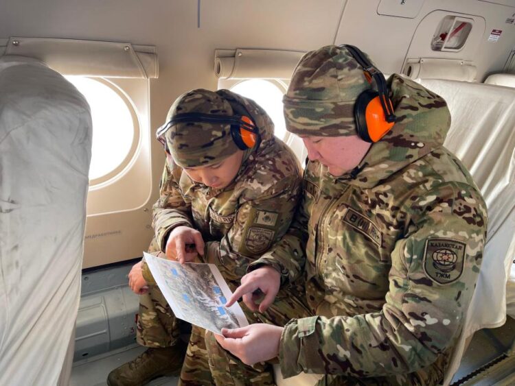 ТЖМ СУ ТАСҚЫНЫ ҚАУПІ БАР УЧАСКЕЛЕРГЕ МОНИТОРИНГ ЖҮРГІЗУДЕ