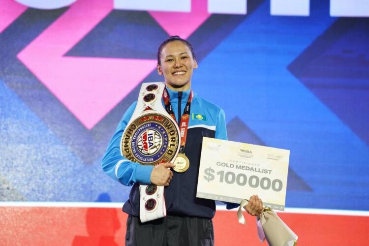 ҚАЗАҚСТАН ӘЙЕЛДЕР АРАСЫНДАҒЫ БОКСТАН ӘЛЕМ ЧЕМПИОНАТЫНДА 2-ОРЫНАЛДЫ