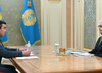 МЕМЛЕКЕТ БАСШЫСЫ ТӨТЕНШЕ ЖАҒДАЙЛАР МИНИСТРІ ШЫҢҒЫС ӘРІНОВТІ ҚАБЫЛДАДЫ