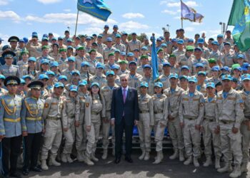 МЕМЛЕКЕТ БАСШЫСЫ XI «АЙБЫН» ХАЛЫҚАРАЛЫҚ ӘСКЕРИ-ПАТРИОТТЫҚ ЖАСТАР ЖИЫНЫНА ҚАТЫСТЫ