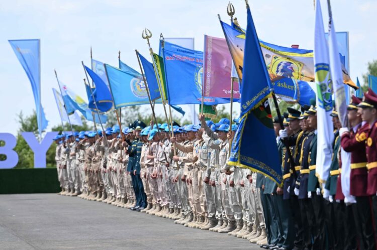 МЕМЛЕКЕТ БАСШЫСЫ XI «АЙБЫН» ХАЛЫҚАРАЛЫҚ ӘСКЕРИ-ПАТРИОТТЫҚ ЖАСТАР ЖИЫНЫНА ҚАТЫСТЫ