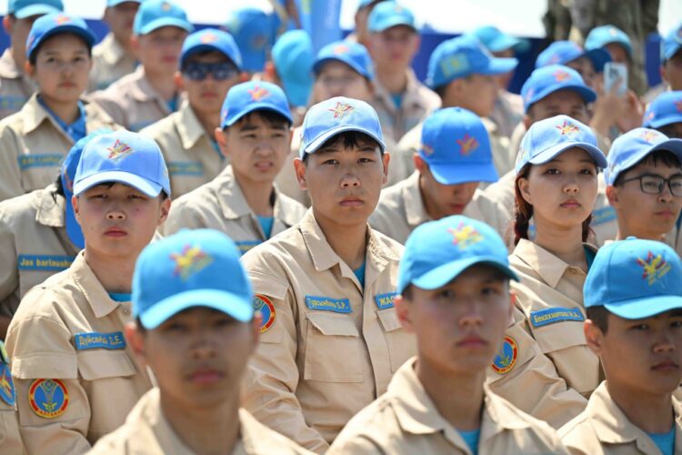 МЕМЛЕКЕТ БАСШЫСЫ XI «АЙБЫН» ХАЛЫҚАРАЛЫҚ ӘСКЕРИ-ПАТРИОТТЫҚ ЖАСТАР ЖИЫНЫНА ҚАТЫСТЫ