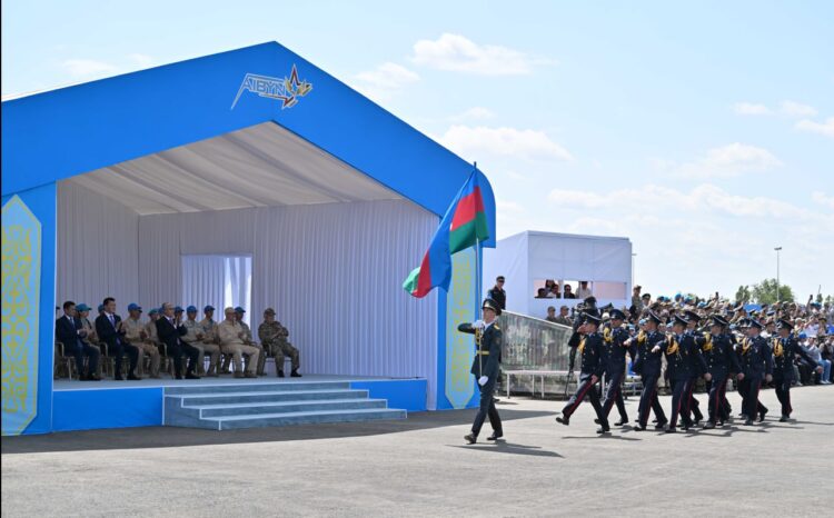 МЕМЛЕКЕТ БАСШЫСЫ XI «АЙБЫН» ХАЛЫҚАРАЛЫҚ ӘСКЕРИ-ПАТРИОТТЫҚ ЖАСТАР ЖИЫНЫНА ҚАТЫСТЫ