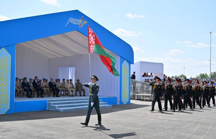 МЕМЛЕКЕТ БАСШЫСЫ XI «АЙБЫН» ХАЛЫҚАРАЛЫҚ ӘСКЕРИ-ПАТРИОТТЫҚ ЖАСТАР ЖИЫНЫНА ҚАТЫСТЫ