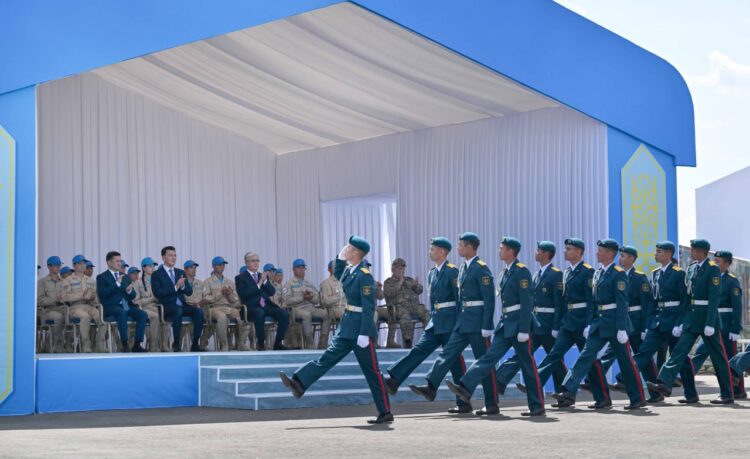 МЕМЛЕКЕТ БАСШЫСЫ XI «АЙБЫН» ХАЛЫҚАРАЛЫҚ ӘСКЕРИ-ПАТРИОТТЫҚ ЖАСТАР ЖИЫНЫНА ҚАТЫСТЫ