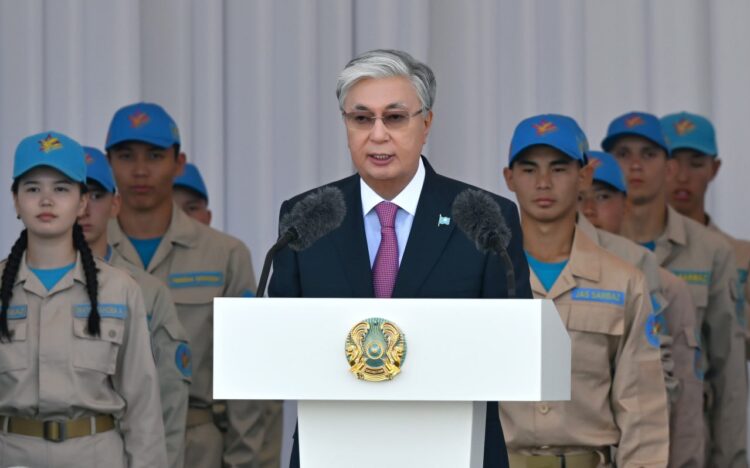 МЕМЛЕКЕТ БАСШЫСЫ XI «АЙБЫН» ХАЛЫҚАРАЛЫҚ ӘСКЕРИ-ПАТРИОТТЫҚ ЖАСТАР ЖИЫНЫНА ҚАТЫСТЫ