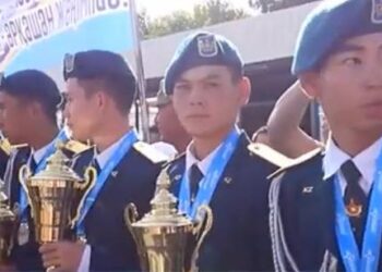 БОЛАШАҚ ӘСКЕРИЛЕР ХАЛЫҚАРАЛЫҚ ДОДАДА ТОП ЖАРДЫ