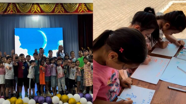 ПОЛИЦЕЙЛЕР БАЛАЛАРМЕН БҰҚАРАЛЫҚ ЖҮГІРУ ҰЙЫМДАСТЫРДЫ