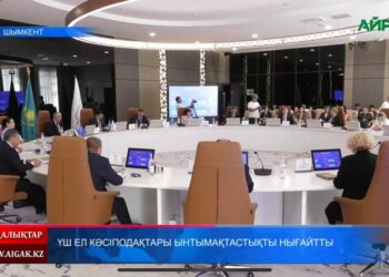 ҮШ ЕЛ КӘСІПОДАҚТАРЫ ЫНТЫМАҚТАСТЫҚТЫ НЫҒАЙТТЫ