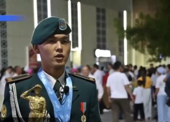 ЖАС САРБАЗДАР ЖЕҢІСПЕН ОРАЛДЫ